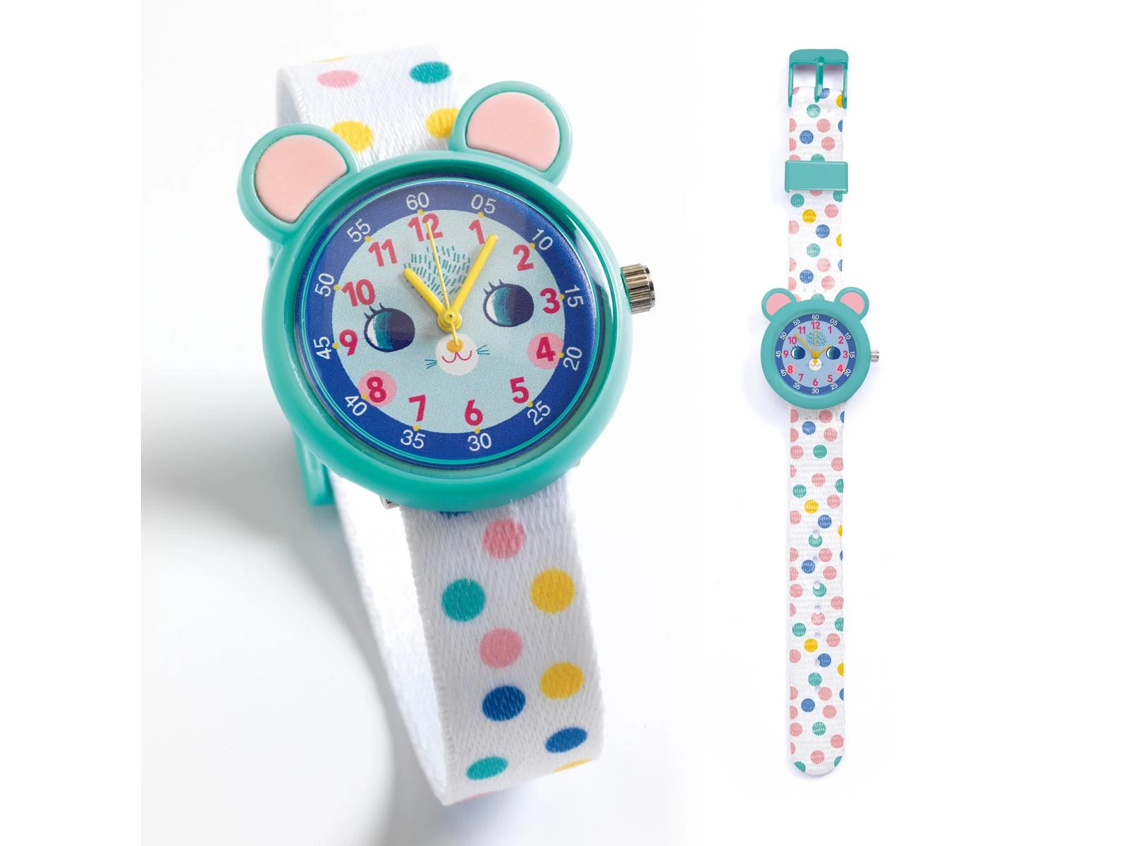 Djeco DD00426 - Ticlock - Montre Des Petits Montre Souris 1 Djeco DD00426 - Ticlock - Montre Des Petits Montre Souris