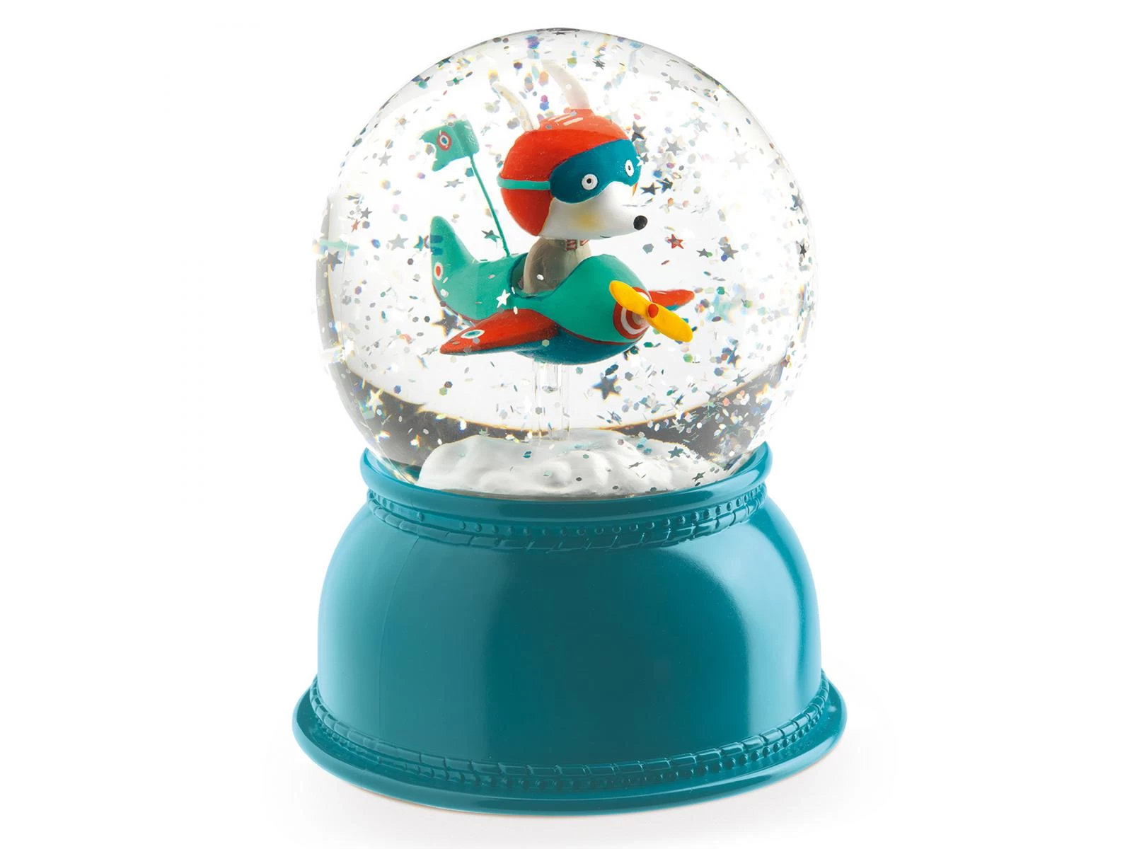 Djeco DD03407 - Veilleuses Boule à Neige Avion 2 Djeco DD03407 - Veilleuses Boule à Neige Avion – Image 2