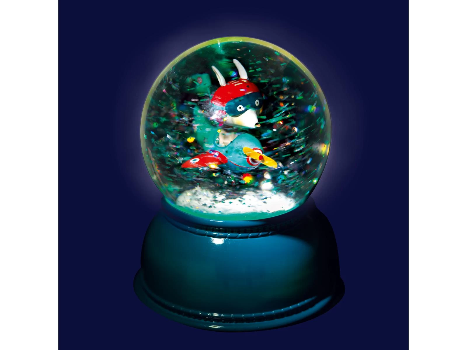 Djeco DD03407 - Veilleuses Boule à Neige Avion 5 Djeco DD03407 - Veilleuses Boule à Neige Avion – Image 5