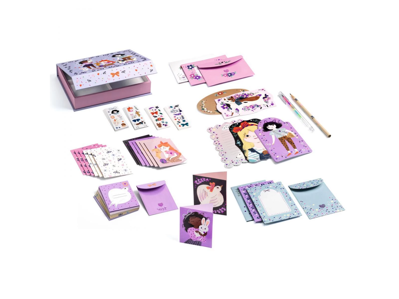 Djeco DD03670 - Coffret De Correspondance Lucille 2 Djeco DD03670 - Coffret De Correspondance Lucille – Image 2