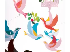 Djeco DD04302 - Mobiles Polypro La Cage Aux Oiseaux -Djeco Le Paradis Des Jouets djeco dd04302 mobiles polypro la cage aux oiseaux 900