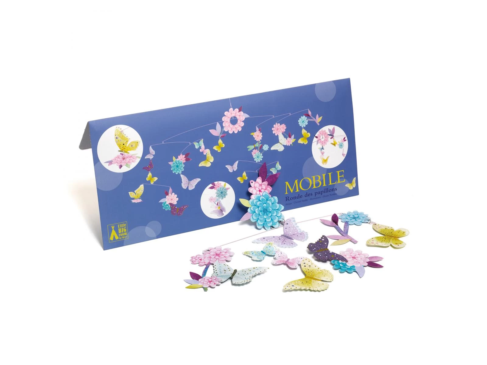 Djeco DD04320 - Mobiles Papier Ronde Des Papillons 1 Djeco DD04320 - Mobiles Papier Ronde Des Papillons