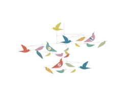 Djeco DD04375 - Mobiles Papier Oiseaux Multicolores
