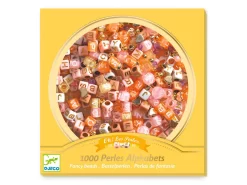 Djeco DJ00031 - Perles Alphabet, Or