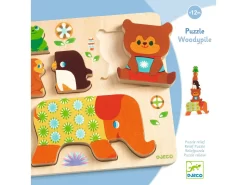 Djeco DJ01056 - Puzzles Relief - Woodypile -Djeco Le Paradis Des Jouets djeco dj01056 puzzles relief woodypile 1600 3