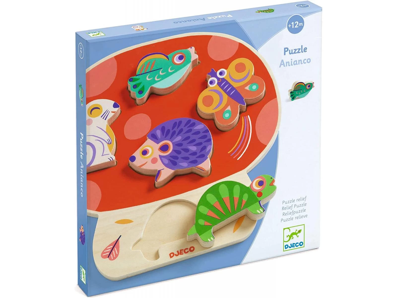 Djeco DJ01066 - Puzzles Relief - Anianco 3 Djeco DJ01066 - Puzzles Relief - Anianco – Image 3