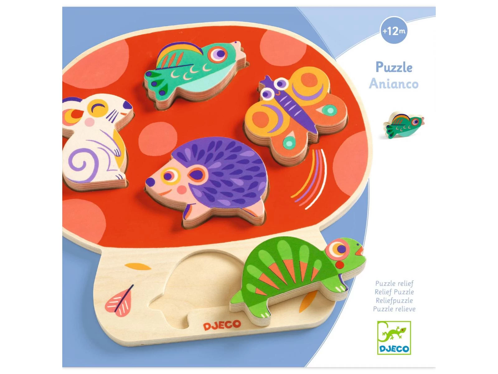 Djeco DJ01066 - Puzzles Relief - Anianco 4 Djeco DJ01066 - Puzzles Relief - Anianco – Image 4