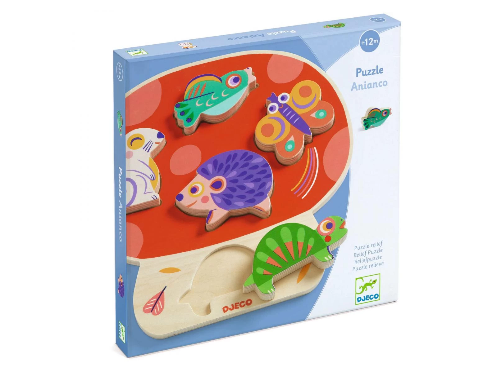 Djeco DJ01066 - Puzzles Relief - Anianco 1 Djeco DJ01066 - Puzzles Relief - Anianco