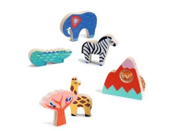 Djeco DJ01068 - Puzzles Relief - Savana Story -Djeco Le Paradis Des Jouets djeco dj01068 puzzles relief savana story 1600 2