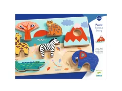 Djeco DJ01068 - Puzzles Relief - Savana Story -Djeco Le Paradis Des Jouets djeco dj01068 puzzles relief savana story 1600 3