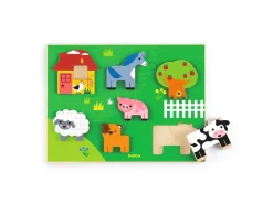 Djeco DJ01069 - Puzzles Relief - Farm Story