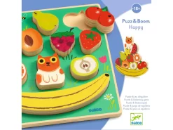 Djeco DJ01073 - Puzzles Relief - Puzz & Boom Happy -Djeco Le Paradis Des Jouets djeco dj01073 puzzles relief puzz boom happy 1600 3