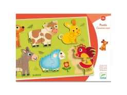 Djeco DJ01259 - Puzzles Bois - Coucou-cow -Djeco Le Paradis Des Jouets djeco dj01259 puzzles bois coucou cow 1600 3