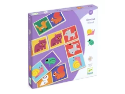 Djeco DJ01625 - Jeux éducatifs Bois - Domino Wood