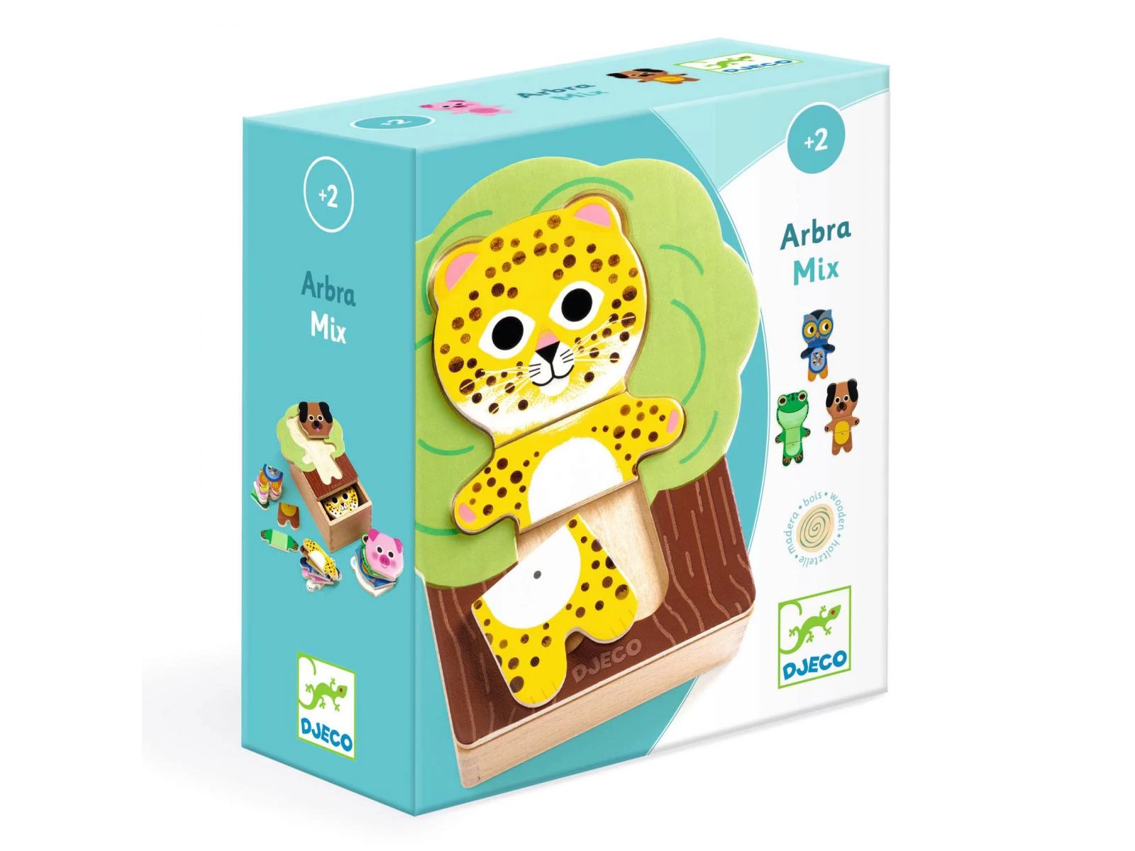 Djeco DJ01626 - Puzzles Bois - Arbramix 1 Djeco DJ01626 - Puzzles Bois - Arbramix