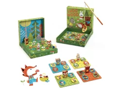 Djeco DJ01628 - Jeux éducatifs Bois - LudoWood - 4 Games