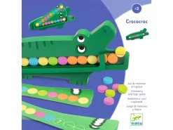 Djeco DJ01629 - Jeux éducatifs Bois - Crococroc