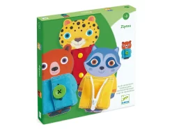Djeco DJ01663 - Jeux éducatifs Bois - Ziptou