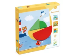Djeco DJ01672 - Jeu éducatif Bois - Tangramini
