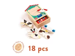 Djeco DJ01679 - Puzzles Bois - Face-mix -Djeco Le Paradis Des Jouets djeco dj01679 puzzles bois face mix 1600 2