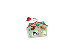 Djeco DJ01707 - Puzzles Sonores - Ouaf Woof -Djeco Le Paradis Des Jouets djeco dj01707 puzzles sonores ouaf woof 1600 2