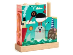 Djeco DJ01913 - Puzzles Bois - Puzz-Up Sea