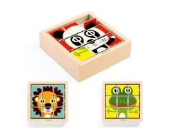 Djeco DJ01953 - Puzzles Bois - Tournanimo -Djeco Le Paradis Des Jouets djeco dj01953 puzzles bois tournanimo 1600 2