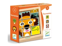 Djeco DJ01953 - Puzzles Bois - Tournanimo