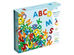 Djeco DJ03101 - Magnétiques Bois - 83 Small Letters