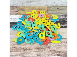 Djeco DJ03102 - Magnétiques Bois - 83 Script Letters -Djeco Le Paradis Des Jouets djeco dj03102