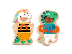 Djeco DJ03128 - Magnétiques Bois - Fancy-up -Djeco Le Paradis Des Jouets djeco dj03128 magnetiques bois fancy up 1600 2