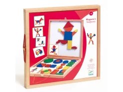 Djeco DJ03130 - Magnétiques Bois - Geoforme