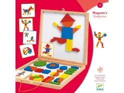 Djeco DJ03130 - Magnétiques Bois - Geoforme -Djeco Le Paradis Des Jouets djeco dj03130 magnetiques bois geoforme 1600 3