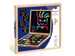 Djeco DJ03136 - Magnétiques Bois - Geobonhomme