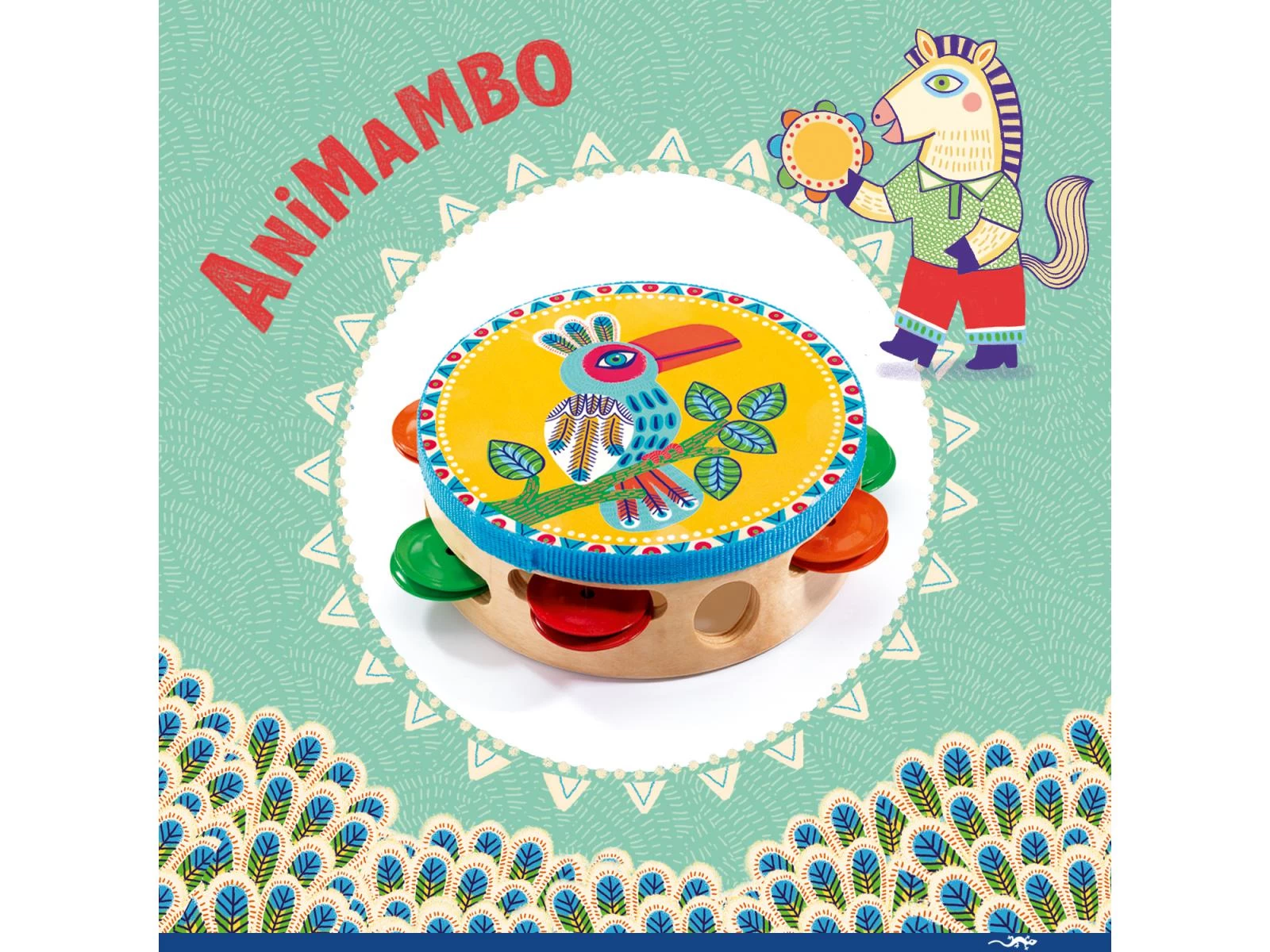 Djeco DJ06005 - Animambo - Tambourin 5 Djeco DJ06005 - Animambo - Tambourin – Image 5