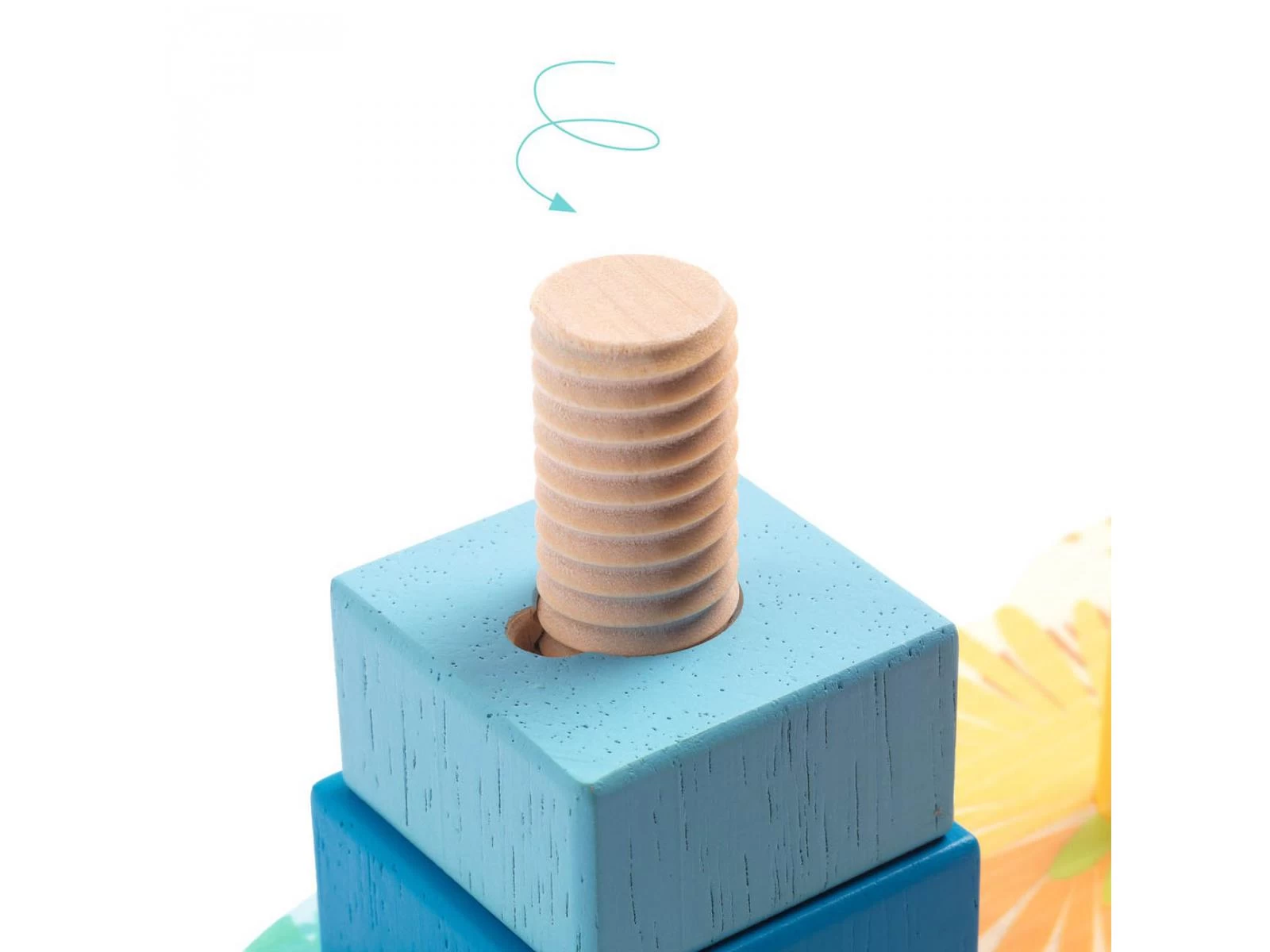 Djeco DJ06290 - Baby Couleur - Multi Stack 2 Djeco DJ06290 - Baby Couleur - Multi Stack – Image 2