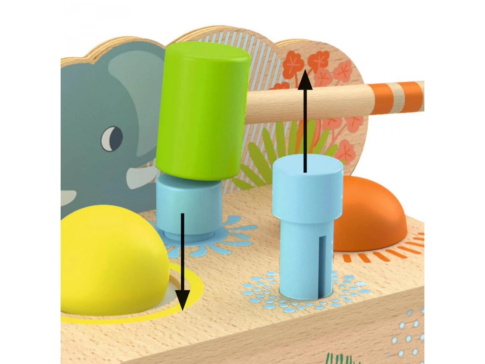 Djeco DJ06293 - Baby Couleur - Multi Tap 4 Djeco DJ06293 - Baby Couleur - Multi Tap – Image 4