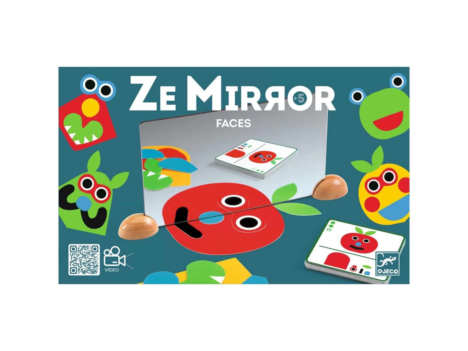 Djeco DJ06482 - Ze Mirror - Ze Mirror Faces 4 Djeco DJ06482 - Ze Mirror - Ze Mirror Faces – Image 4