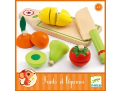 Djeco DJ06526 - Gourmandises - Fruits Et Légumes à Couper -Djeco Le Paradis Des Jouets djeco dj06526 gourmandises fruits et legumes a couper 1600 3