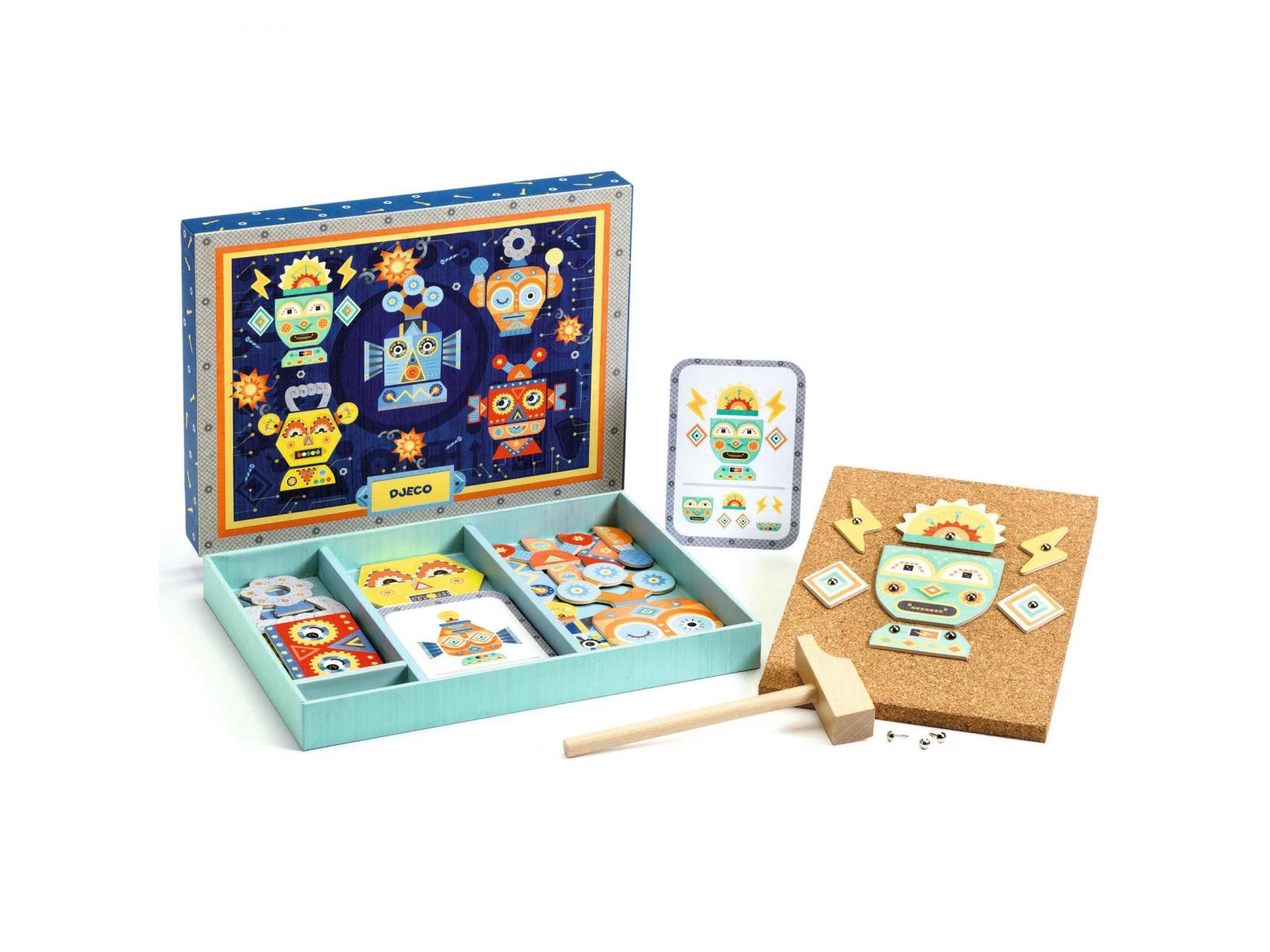 Djeco DJ06646 - Tap Tap - Tap Tap Robots 1 Djeco DJ06646 - Tap Tap - Tap Tap Robots