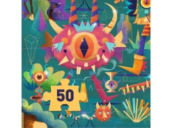 Djeco DJ07020 - Wizzy Puzzles - La Fête Des Monstres - 50 Pcs -Djeco Le Paradis Des Jouets djeco dj07020 wizzy puzzles la fete des monstres 50 pcs 1600 2