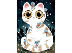 Djeco Le Paradis Des Jouets -Djeco Le Paradis Des Jouets djeco dj07021 wizzy puzzles chats calins 50 pcs 1600 1