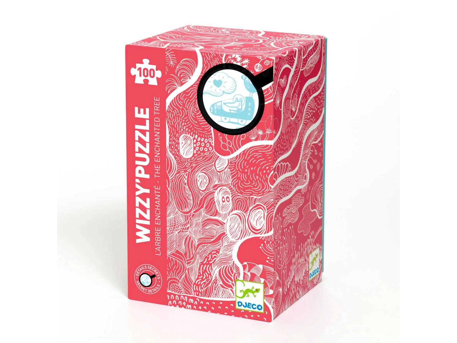 Djeco DJ07030 - Wizzy Puzzles - L'arbre Enchanté - 100 Pcs