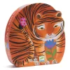 Djeco DJ07201 - Puzzles Silhouettes - La Balade Du Tigre - 24 Pcs
