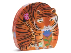 Djeco DJ07201 - Puzzles Silhouettes - La Balade Du Tigre - 24 Pcs