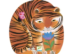 Djeco DJ07201 - Puzzles Silhouettes - La Balade Du Tigre - 24 Pcs -Djeco Le Paradis Des Jouets djeco dj07201 puzzles silhouettes la balade du tigre 24 pcs 1600 3