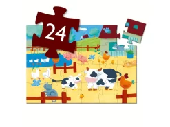 Djeco DJ07205 - Puzzles Silhouettes - Les Vaches à La Ferme - 24 Pcs -Djeco Le Paradis Des Jouets djeco dj07205 puzzles silhouettes les vaches a la ferme 24 pcs 1600 2
