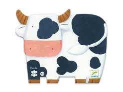 Djeco DJ07205 - Puzzles Silhouettes - Les Vaches à La Ferme - 24 Pcs -Djeco Le Paradis Des Jouets djeco dj07205 puzzles silhouettes les vaches a la ferme 24 pcs 1600 3