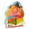 Djeco DJ07212 - Puzzles Silhouettes - Les Trois Petits Cochons - 24 Pcs