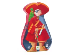 Djeco DJ07220 - Puzzles Silhouettes - Le Pirate Et Son Trésor - 36 Pcs